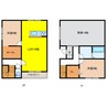 CASA SINJO 2LDKの間取り