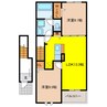 ライズ　プラチナ 2LDKの間取り