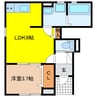 リーブルファイン領下2 1LDKの間取り