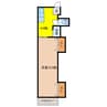 茶所フォート 1Kの間取り