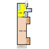 茶所フォート 1Kの間取り
