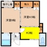 Nest（ネスト）新桜町 2Kの間取り