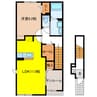 アステール 1LDKの間取り