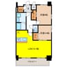 S-RESIDENCE岐阜駅 2LDKの間取り