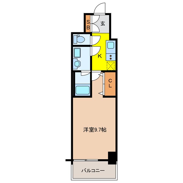間取り図 S-RESIDENCE岐阜駅