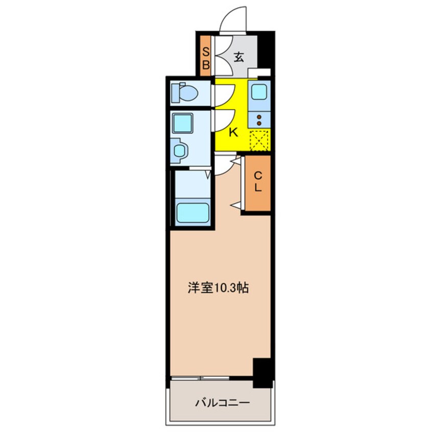 間取図 S-RESIDENCE岐阜駅