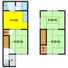 岐阜市細畑戸建 3DKの間取り