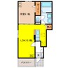 カーサ　セレーナ　Ⅱ 1LDKの間取り