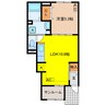 オリーブM 1LDKの間取り