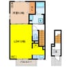 オリーブM 1LDKの間取り
