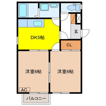 間取図 ビレッジアキ