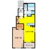 田代スクエア 1LDKの間取り