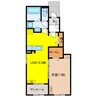 田代スクエア 1LDKの間取り