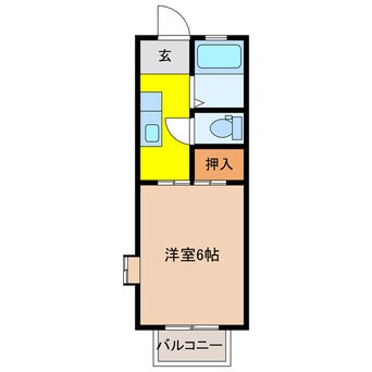 間取図 コーポ高木