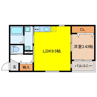 間取図 ル・メゾン美園