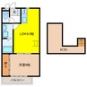 メゾンシンデレラ 1LDKの間取り