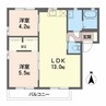 グリーンとぴあⅠ 2LDKの間取り
