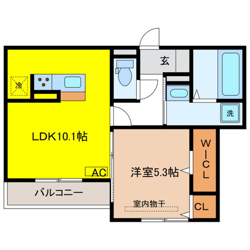 間取図 セレスティア岐南