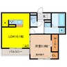 セレスティア岐南 1LDKの間取り