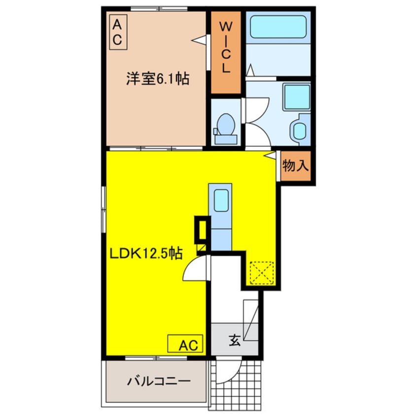 間取図 カーサ　コンフォルト　Ⅰ