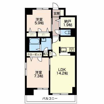 間取り図 シャンテ岐阜