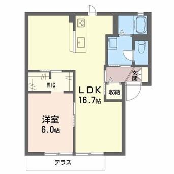 間取図 グリーンロードB
