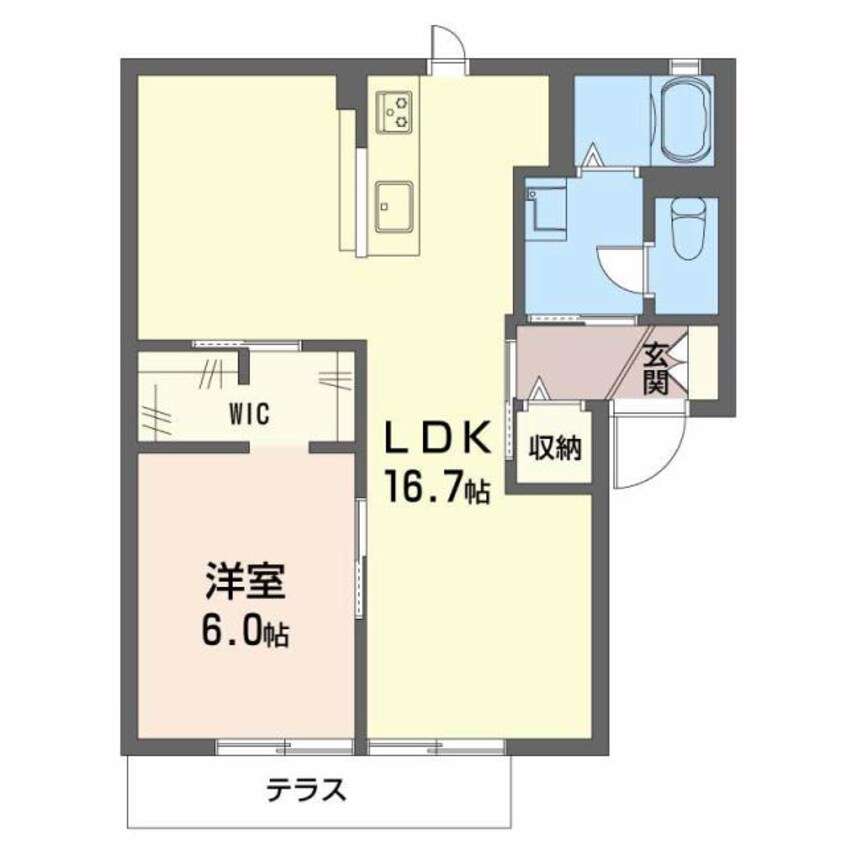 間取図 グリーンロードB