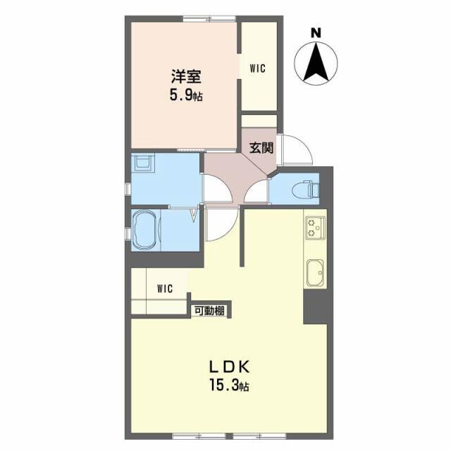 間取り図 サニーハイツE