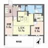 シャーメゾンけやき通り 2LDKの間取り