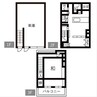 クラフト徹明通（ガレージ付き戸建て賃貸） 2LDKの間取り