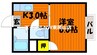 カーサ・ユベントス 1Kの間取り