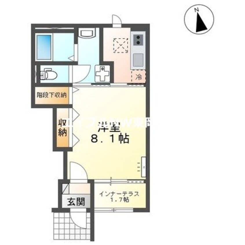 間取図 ジニアス瀬戸