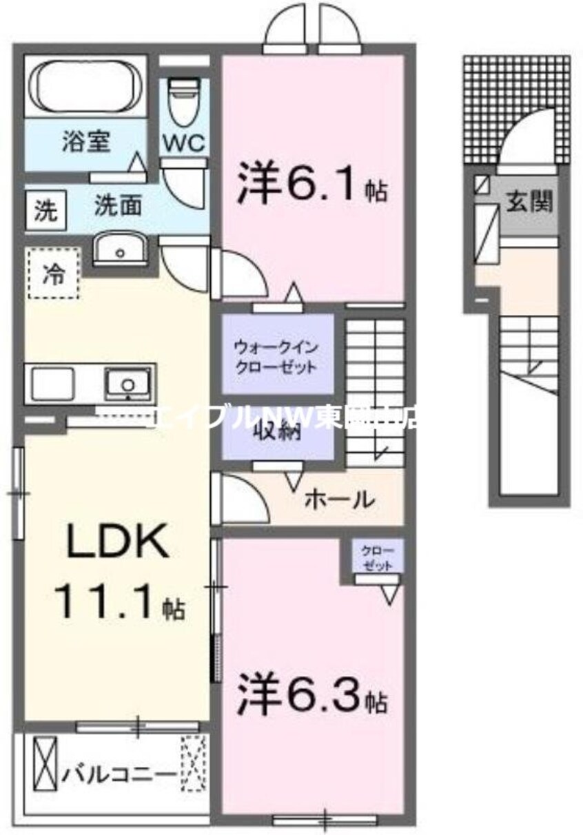 間取図 ネオグレイスさい