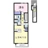アルモニー 1LDKの間取り