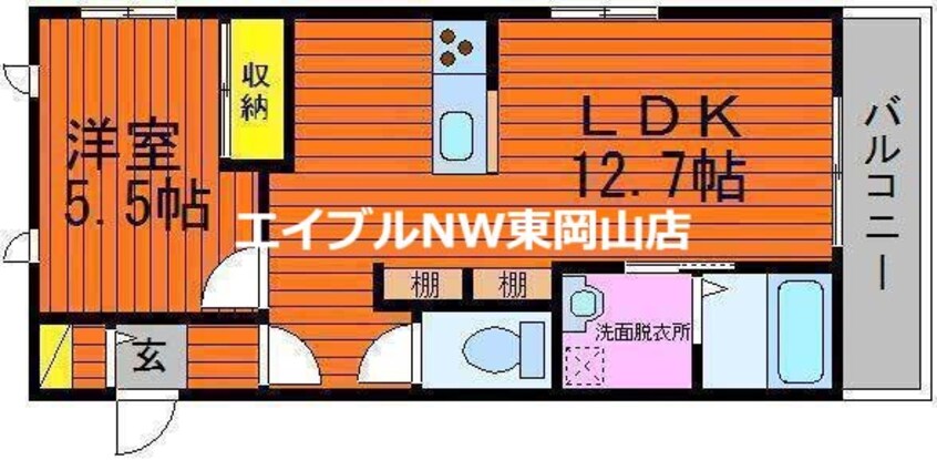 間取図 North Wing