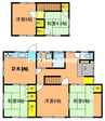 湊戸建 5DKの間取り