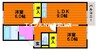 パレアナハウスＣ 2LDKの間取り