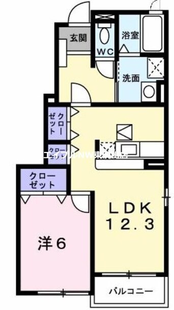 間取図 セレーノ　Ｄ