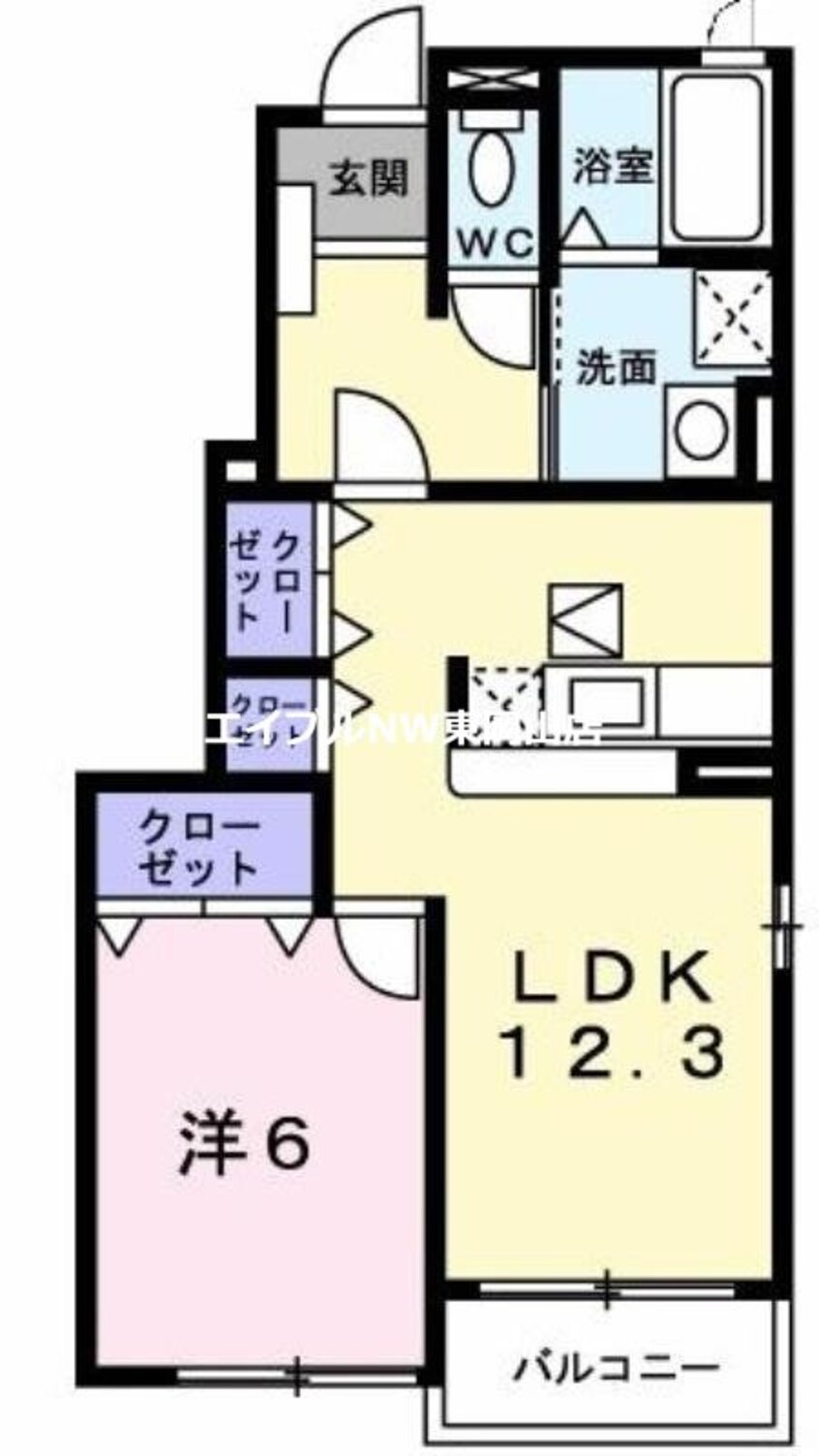 間取図 セレーノ　Ｄ