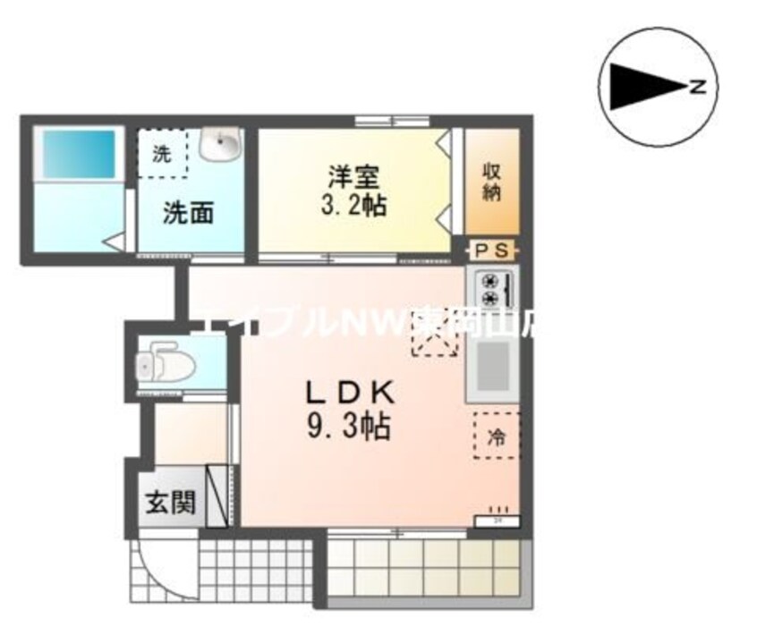 間取図 ベルフルール