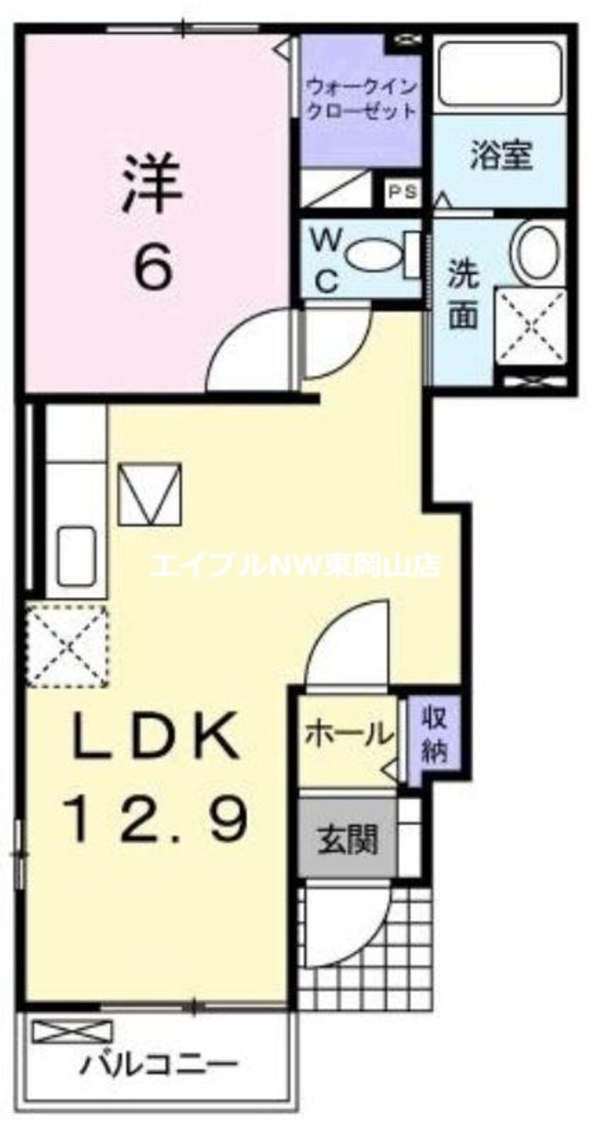 間取図 Ｔ’ｓ　ｓｑｕａｒｅ　雅