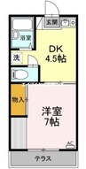 エルマンション 1DKの間取り