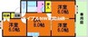 グランドール中井Ｂ 3DKの間取り