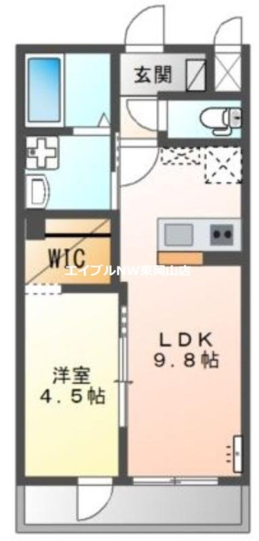 間取図 仮）シェルル・ユーロピュア高島新屋敷