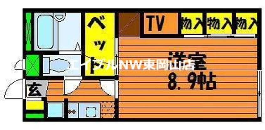 間取図 レオパレス福岡Ｂ