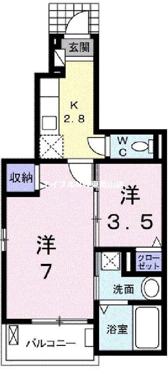 間取図 イースト　ヒルズ