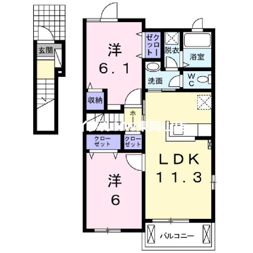 間取図 プリムヴェール