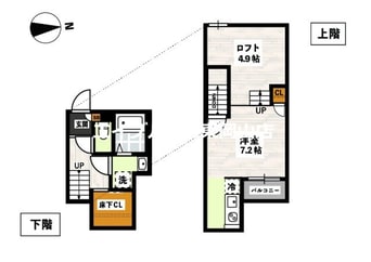 間取図 ADC高島駅東