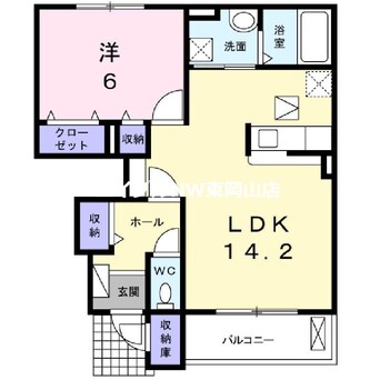 間取図 エミネンス長船　Ⅱ