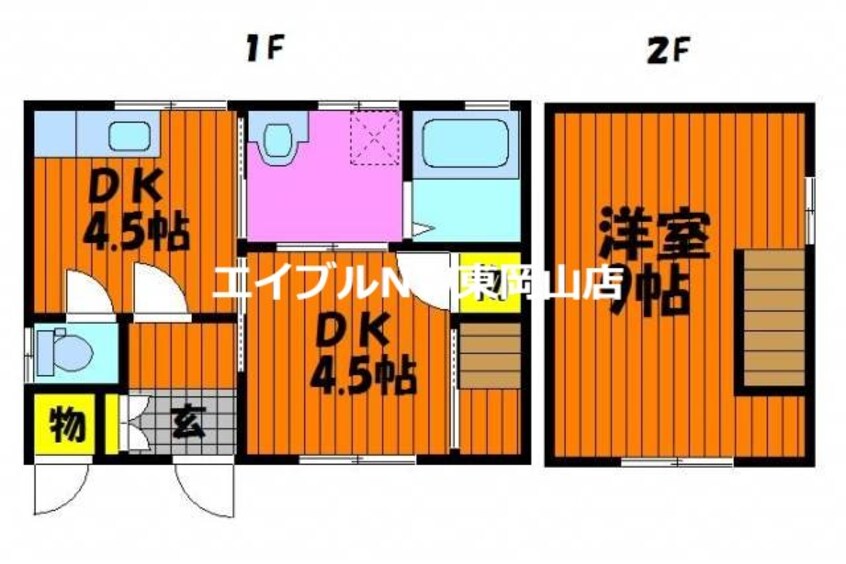 間取図 メゾンラフレーズⅡ